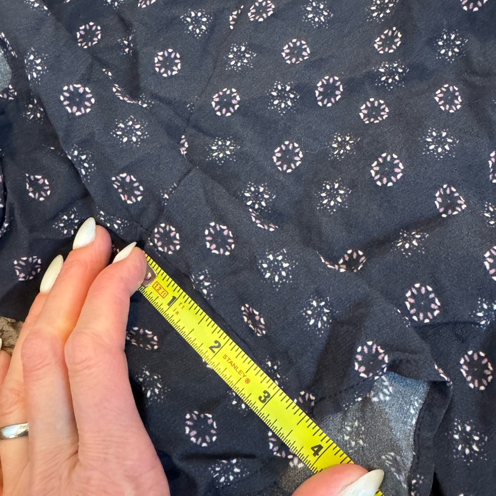 Dolan Anthropologie Black Floral Romper Puff Sleeve Flowy Size M NEW - Picture 9 of 12